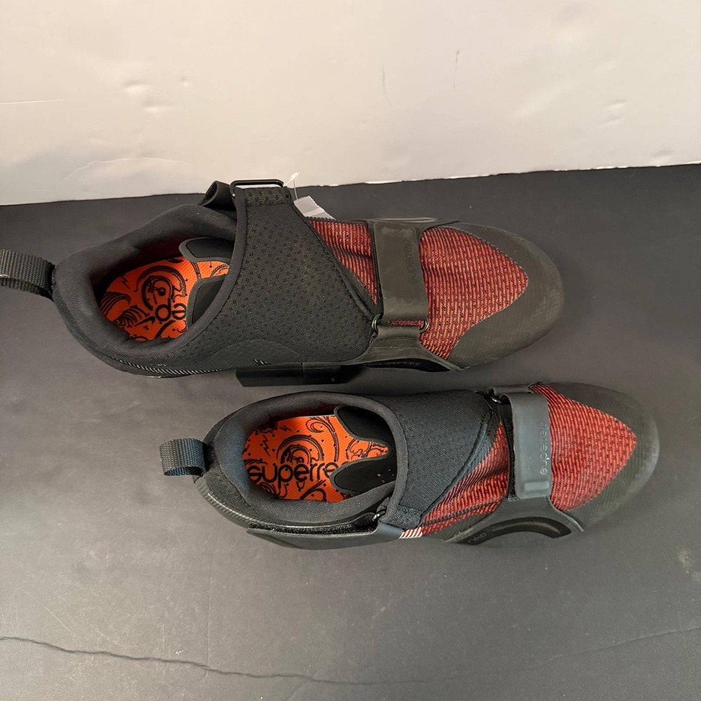 Nike SuperRep Cycle Mens Indoor Cycling Shoes Black Crimson Red 6445008 Size 12 - Picture 10 of 16